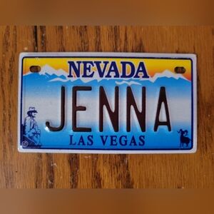 Nevada Las Vegas Souvenir License Plate